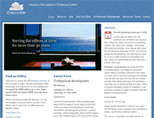 Tablet Screenshot of editorsnsw.com